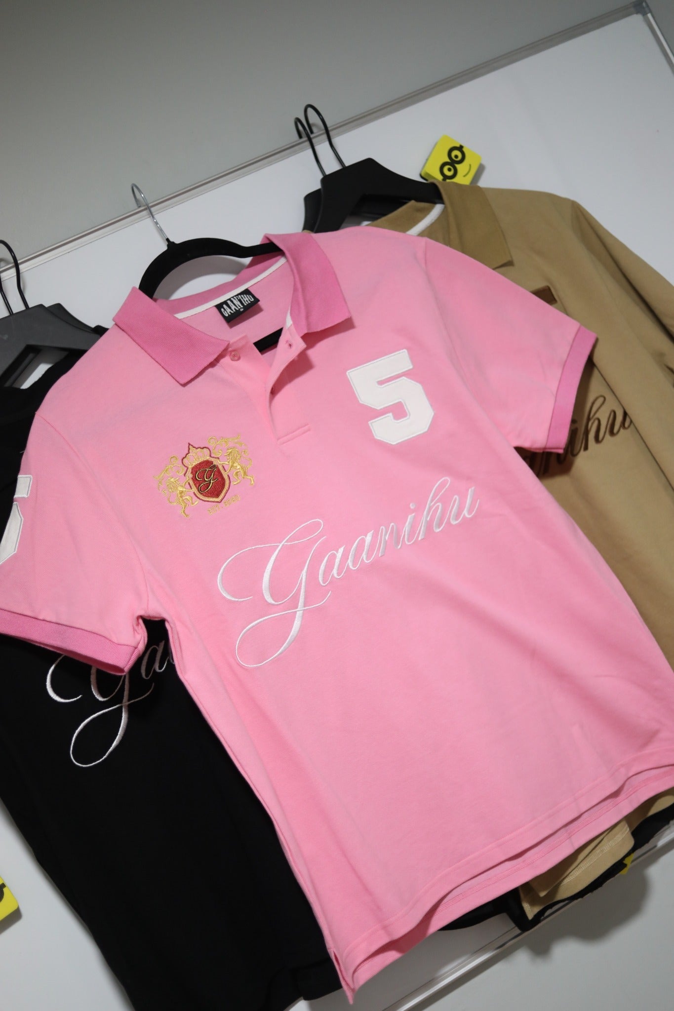 Pink Rugby Polo Shirt