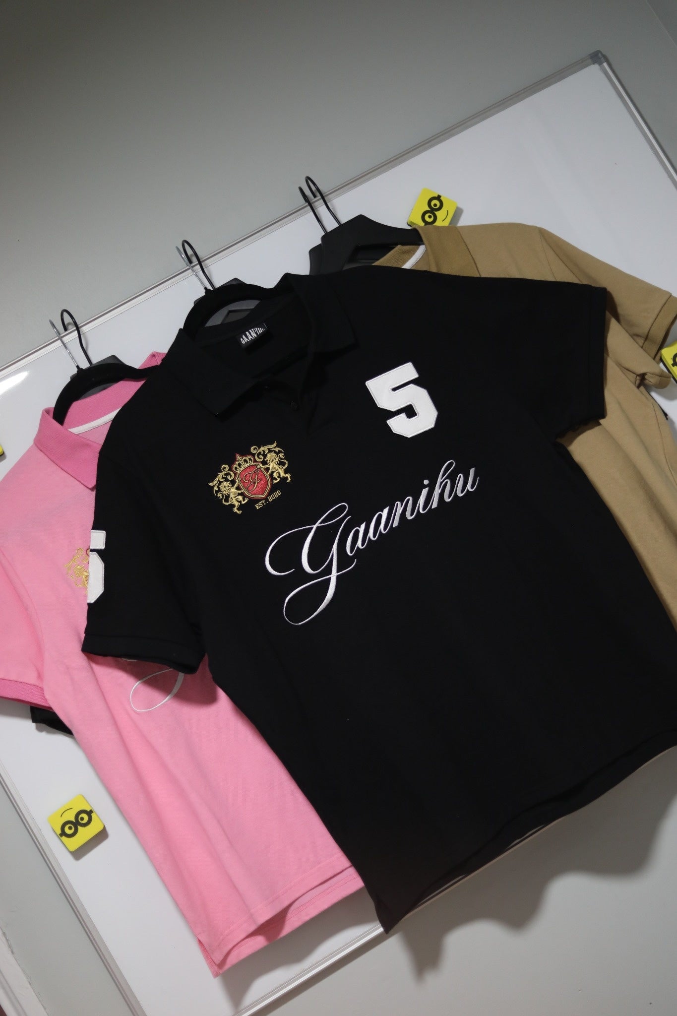 Black Rugby Polo Shirt