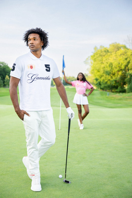 White Rugby Polo Shirt