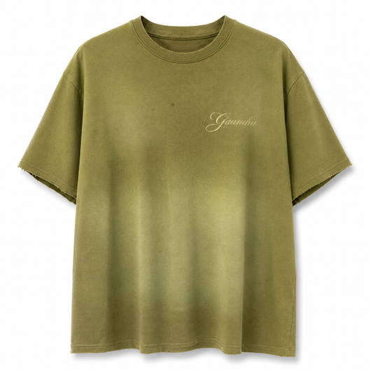 Green Sun Faded Tee