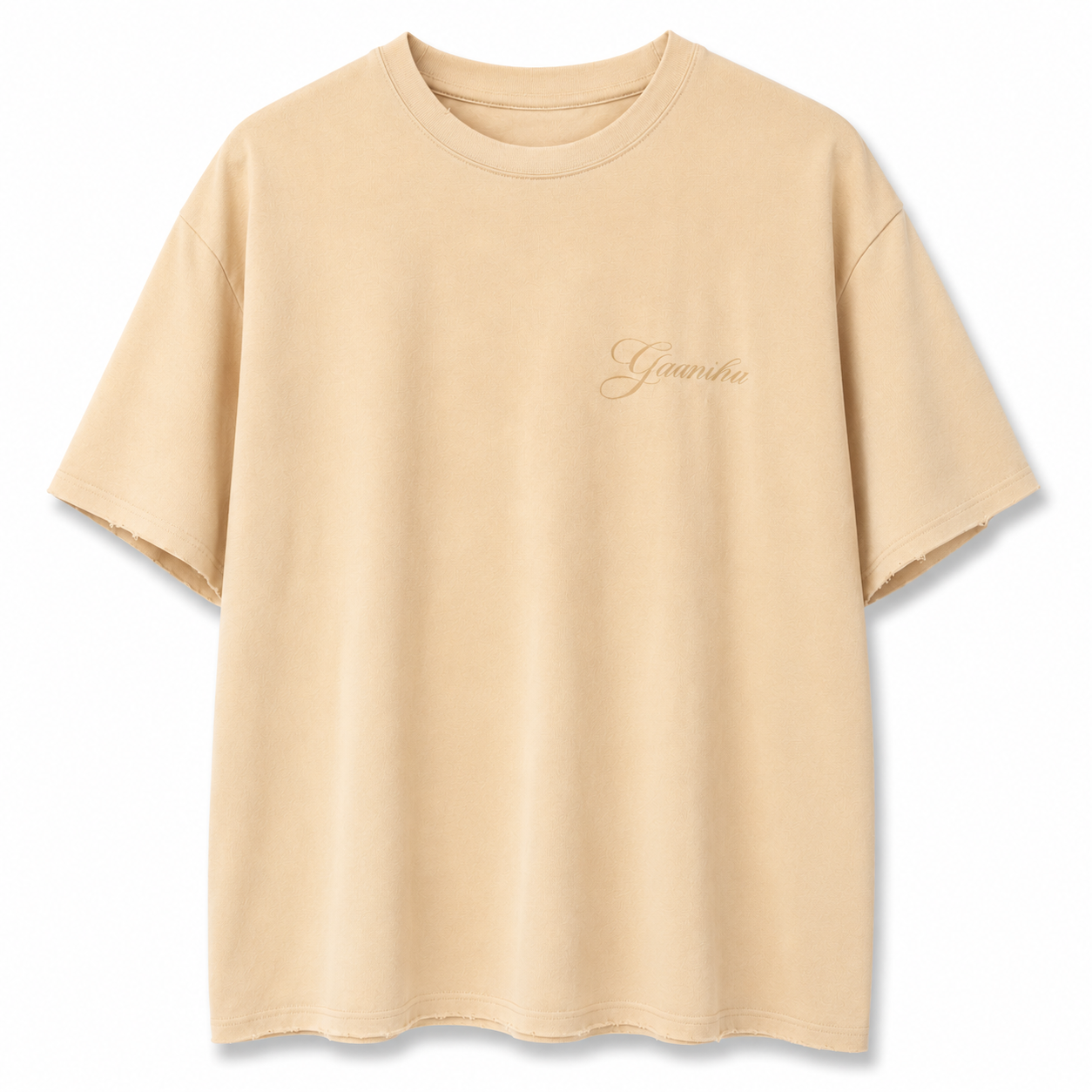 Cream Sun Faded Tee