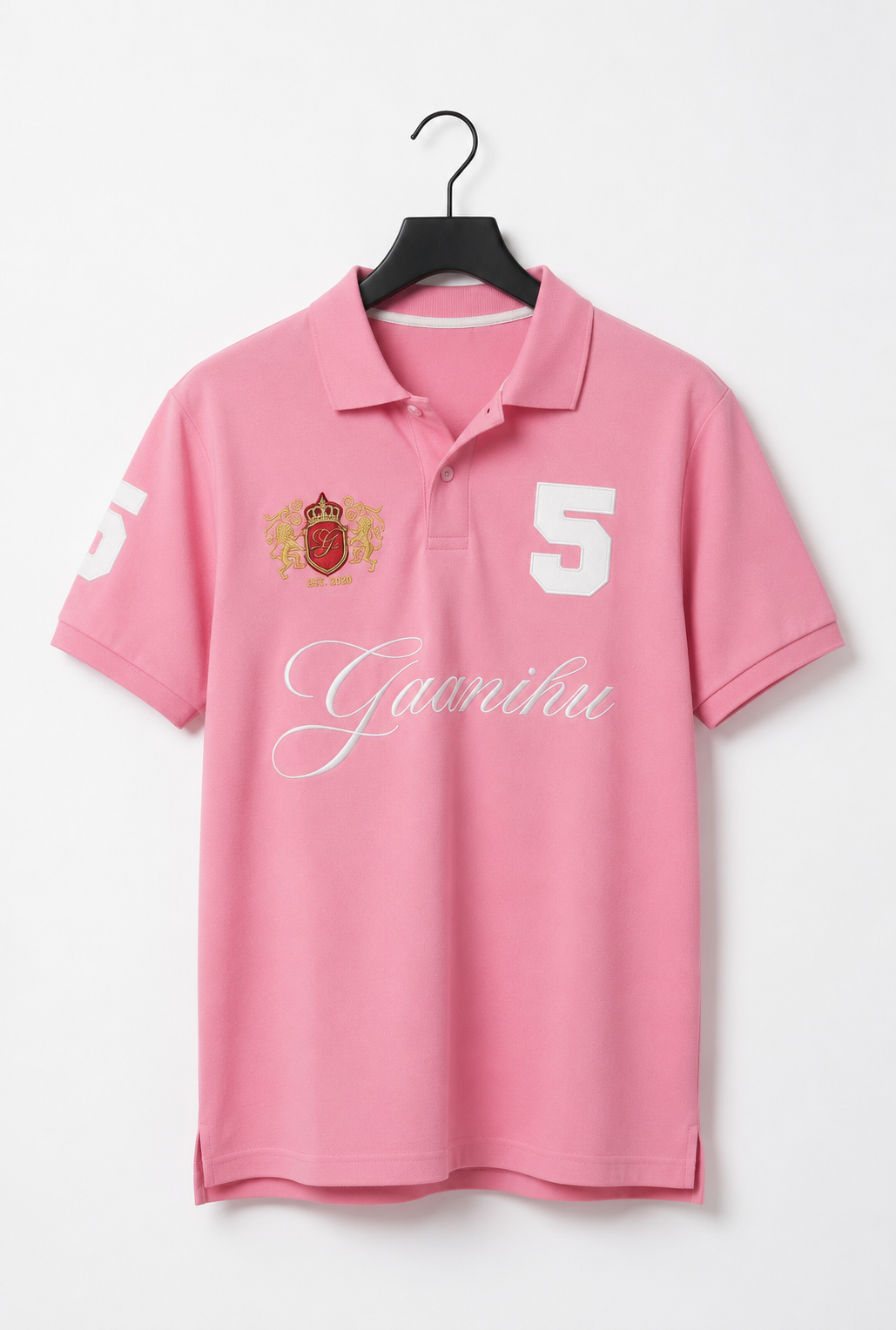Pink Rugby Polo Shirt