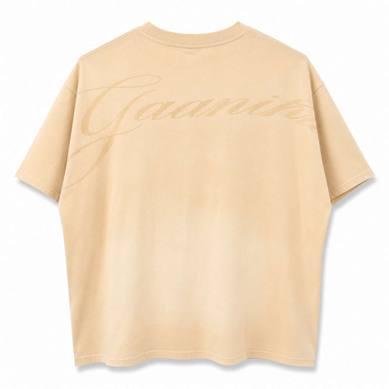 Cream Sun Faded Tee